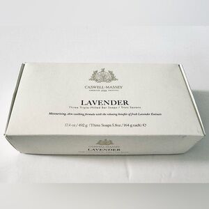 Caswell-Massey Lavender Triple-Milled Bar Soaps